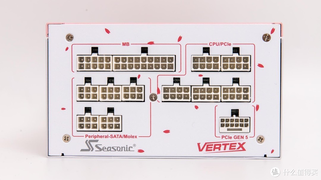 绝美樱花色系的电源：海韵 VERTEX GX-1000 ATX3.0 金牌全模樱花版