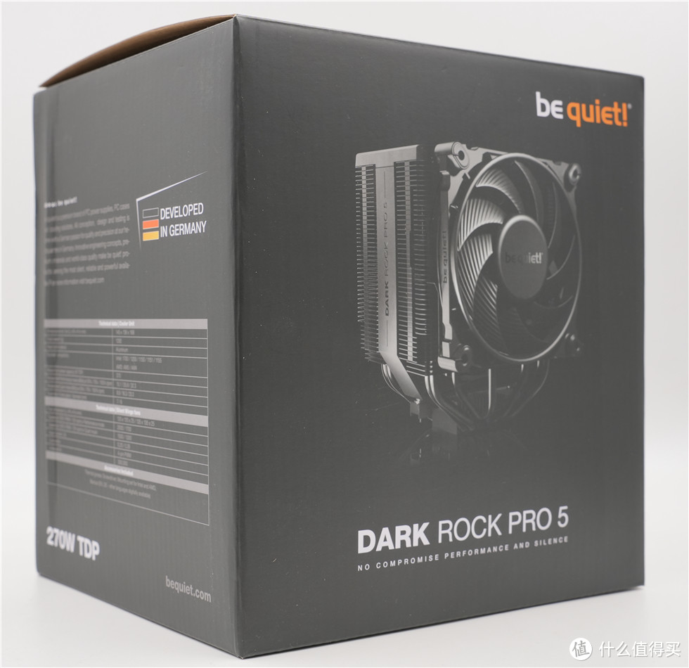 静音风冷be quiet! DARK ROCK PRO 5散热器简单测试