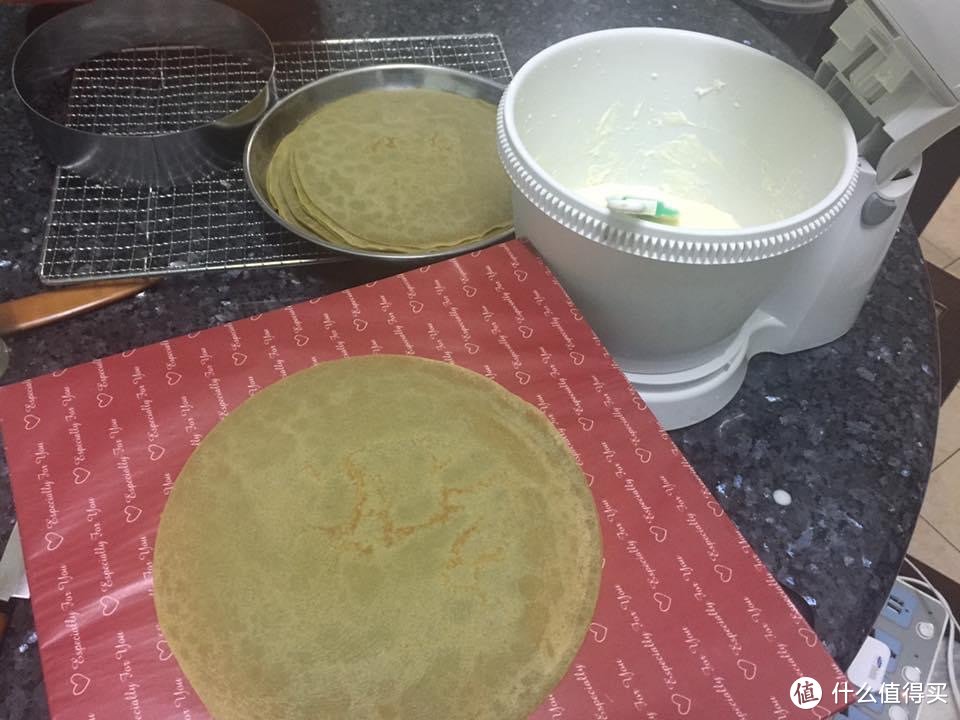 春日的一抹绿：抹茶千层蛋糕