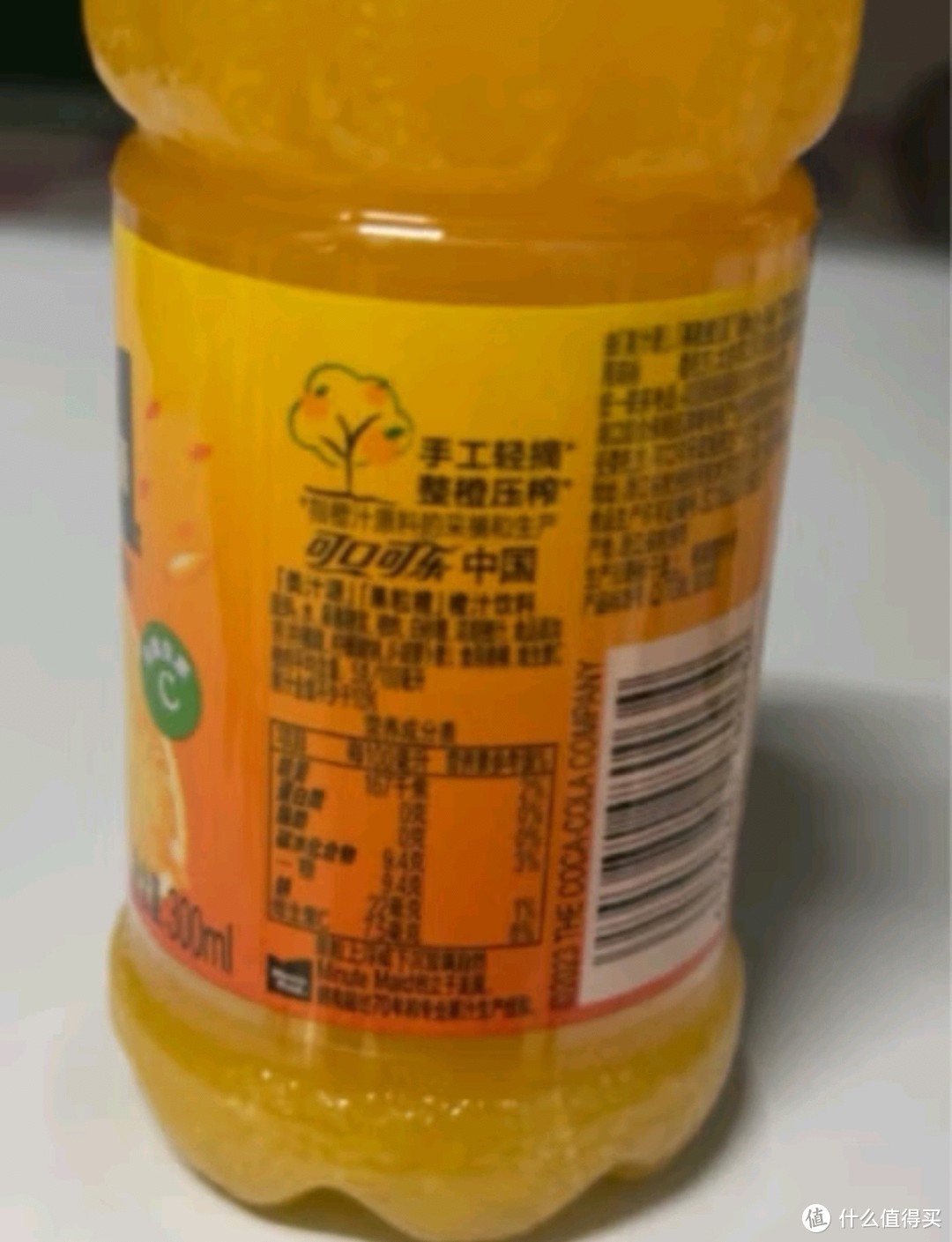 可口可乐（Coca-Cola）美汁源MinuteMaid果粒橙橙汁果汁饮料300ml*12瓶整箱装