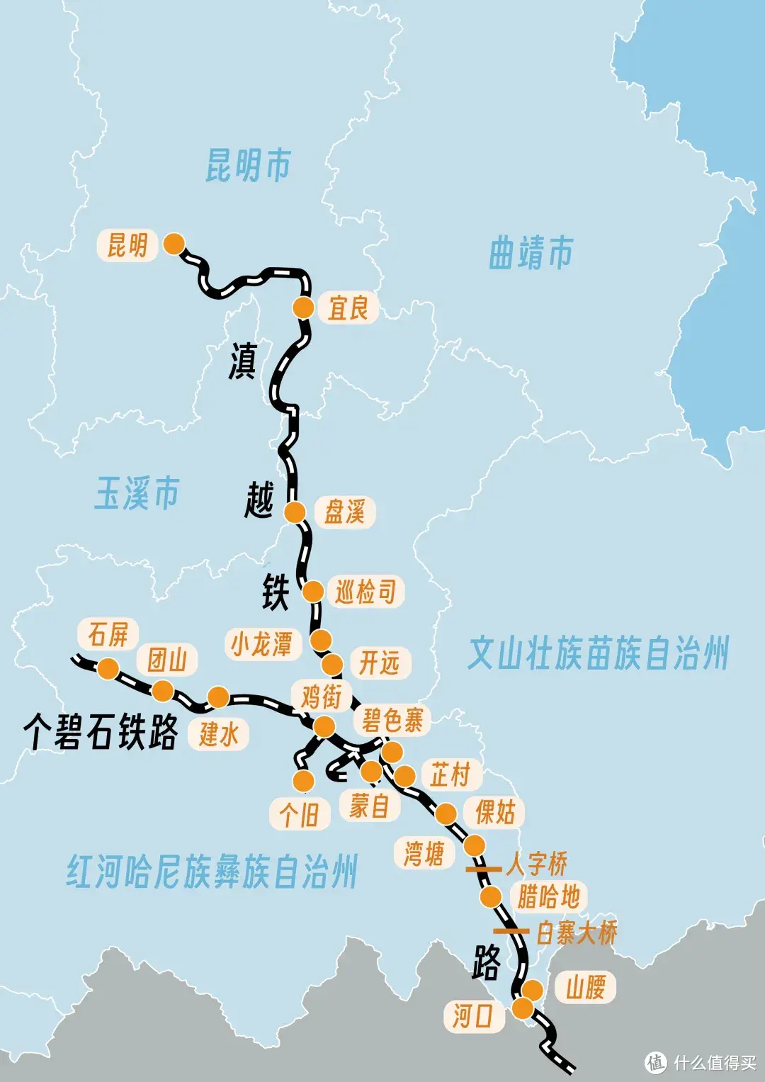 玉磨铁路景洪线路图图片