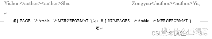 Word添加“第X页 共Y页”正文页码的方法