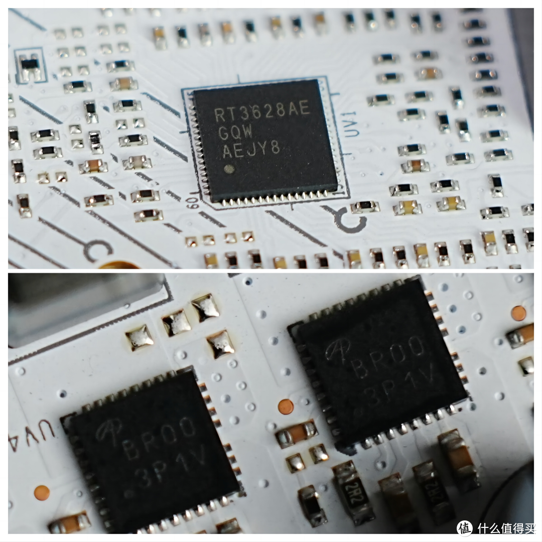 供电芯片为BR003P1V，PWM芯片为RT3628AE
