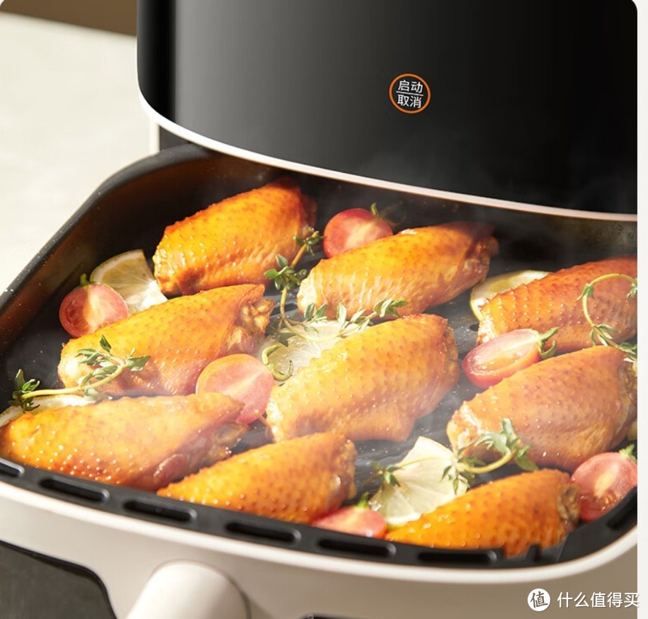 九阳6.5L空气炸锅，全息触控，让烹饪变得如此简单！