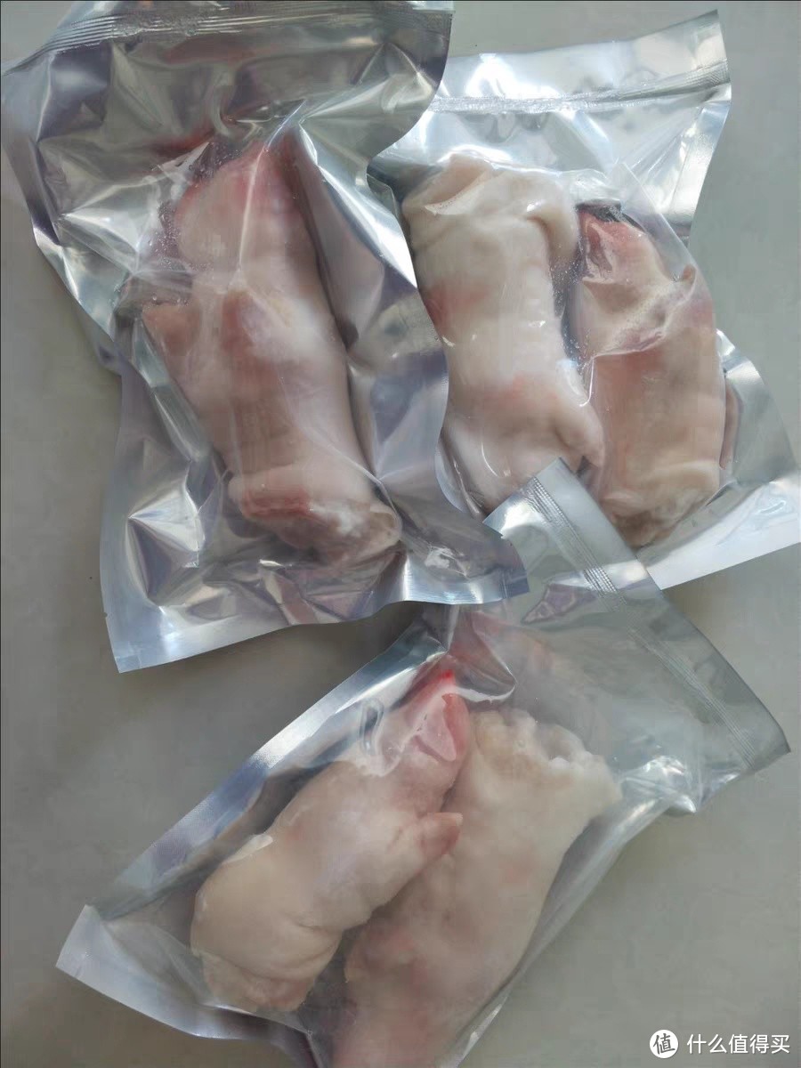 8只猪蹄整只带筋猪脚新鲜猪手前蹄后蹄整箱冷冻批发生猪肉生鲜2只