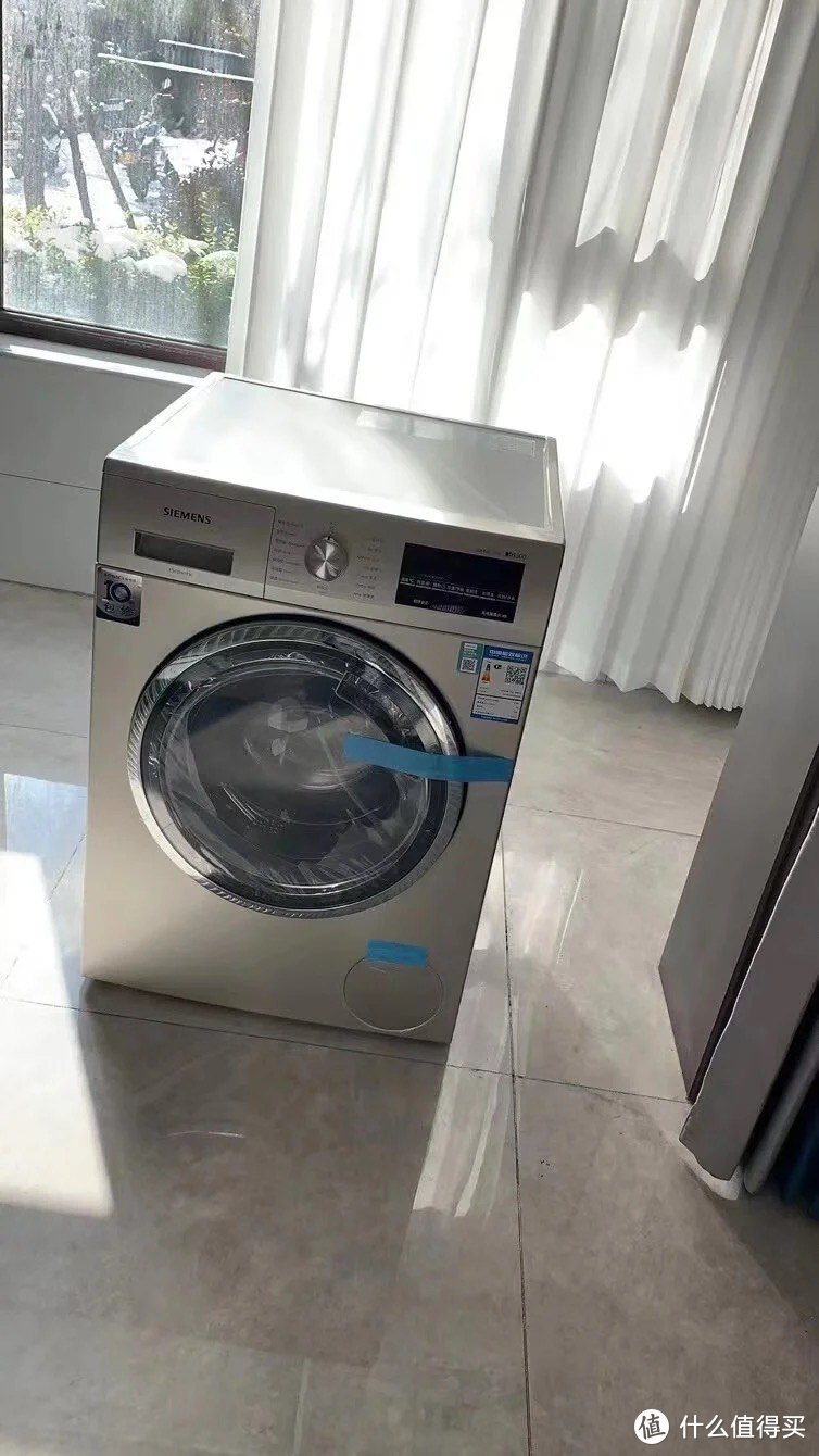 ￼￼西门子（SIEMENS）iQ300 曜石黑系列10公斤滚筒洗衣机全自动 智能除渍 强效除螨 变频节能 防过敏 除￼￼