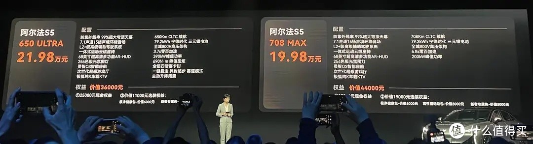 应该还有低配车型推出，极狐阿尔法S5开启预售19.98万元起