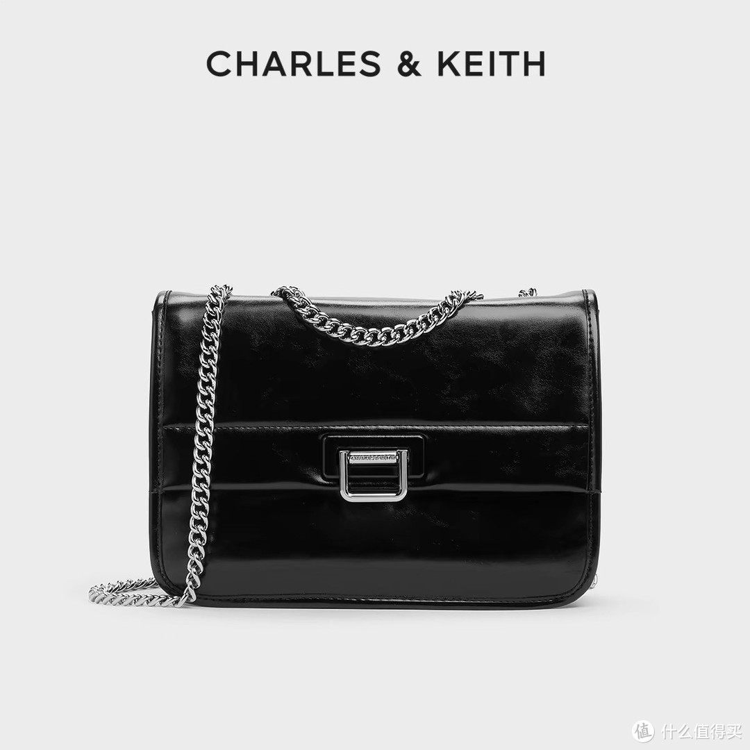 CHARLES&KEITH24夏季新款CK2-80271358简约链条腋下包斜挎小方包