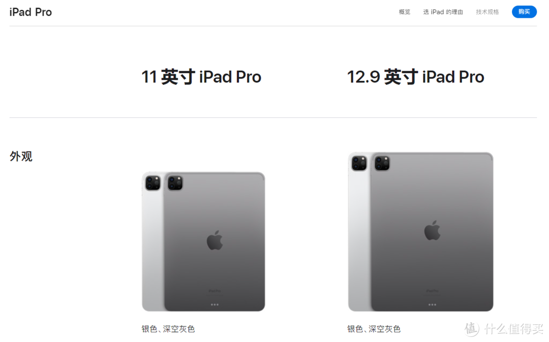 现在的iPad Pro的颜色选择比较少