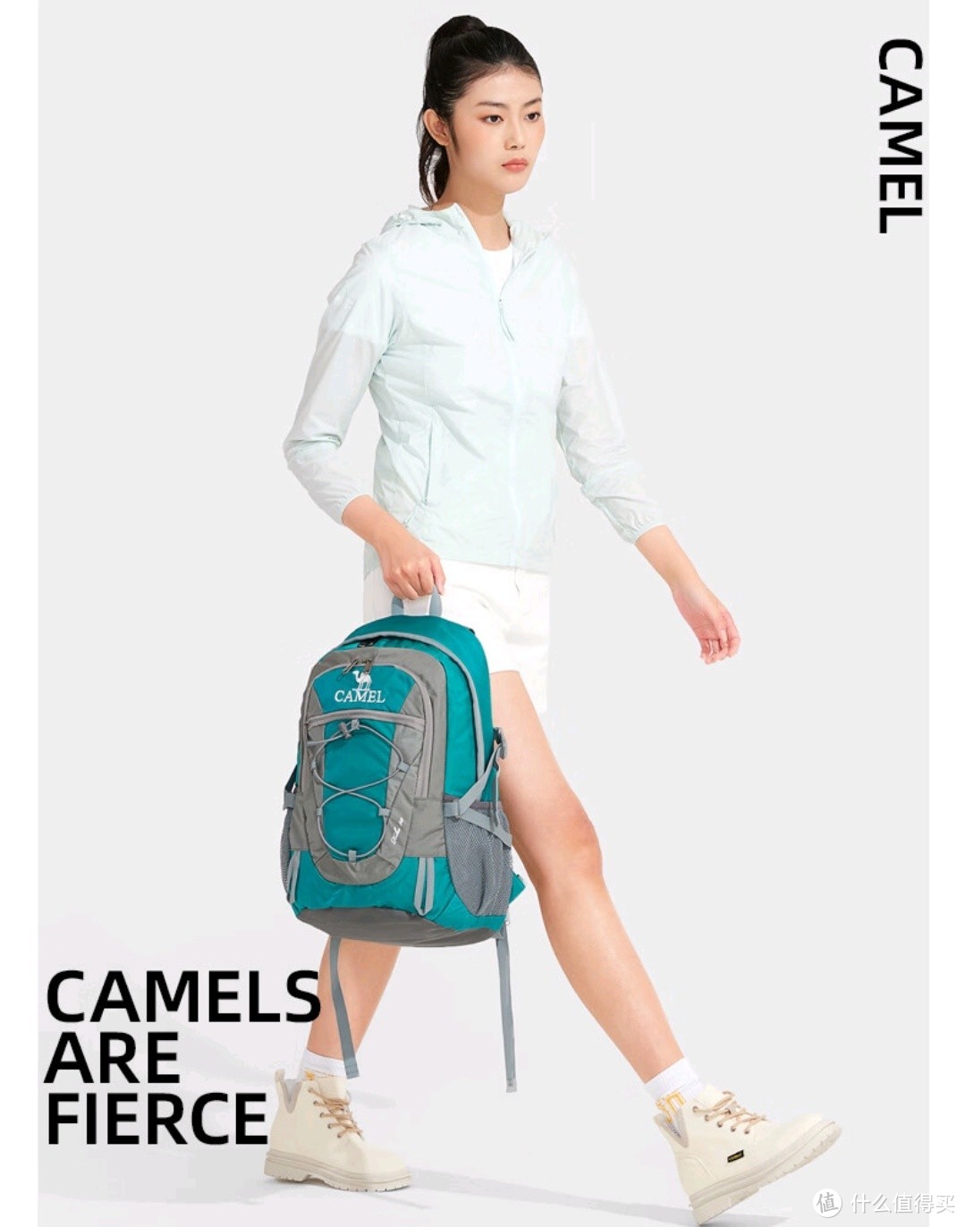 骆驼（CAMEL）户外双肩包男女30L轻便徒步旅行运动登山背包 A9W3CO3135 蓝色深度评测