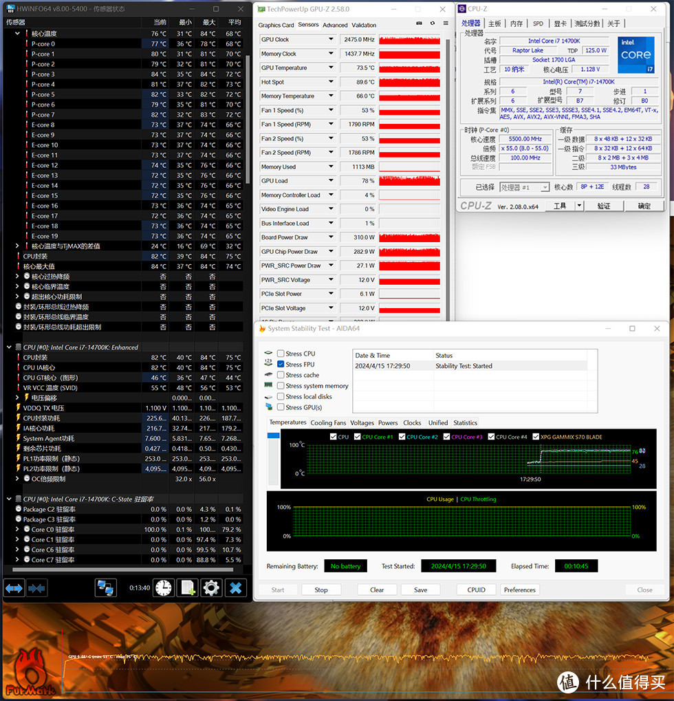 14700K/ROG Z790DH/4080S排骨饭，华硕TUF GT302装机展示