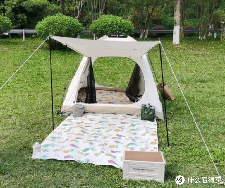 迪卡侬户外露营帐篷分享，钓鱼，野餐都可以。