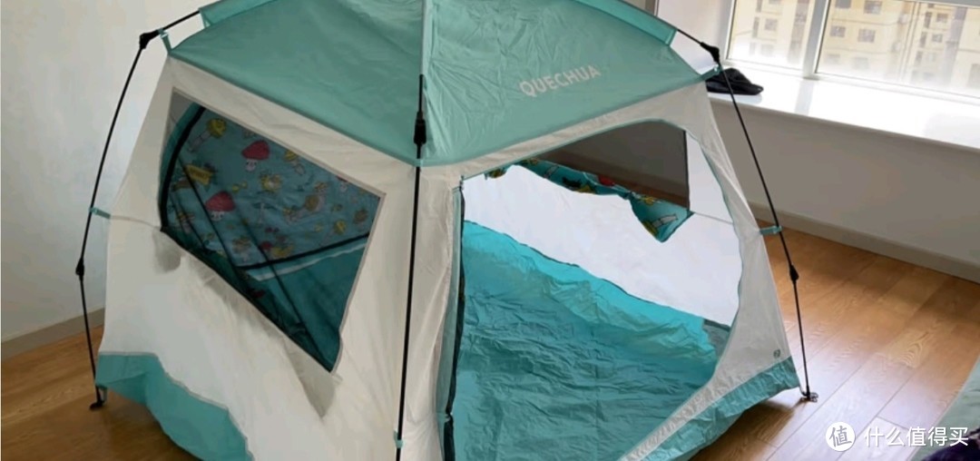 奇趣露营好物之迪卡侬露营天幕帐篷休闲遮阳篷卡其天幕（适合8-10人）+帐杆 