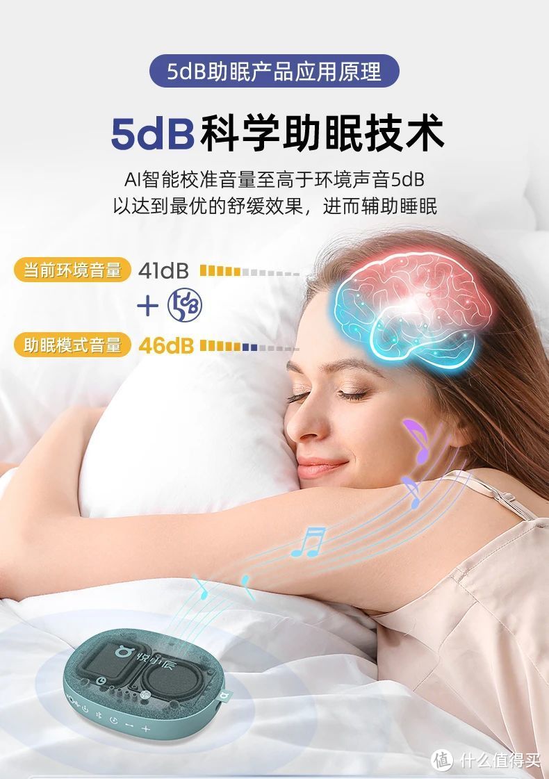 特困星人福音，悦小辰五分贝睡眠仪开启高质量睡眠模式！