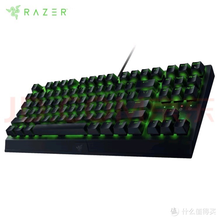 电竞搭子！雷蛇 Razer 小蜘蛛 黑寡妇蜘蛛X竞技版背光款 机械键盘 有线键盘 游戏键盘