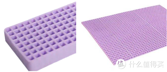 EAC紫色网格（弹性空气压缩体）vs TPE（热塑性弹性体）