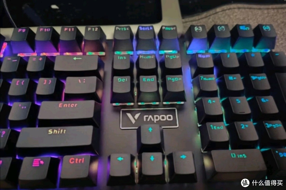 雷柏V500PRO 有线背光机械键盘 