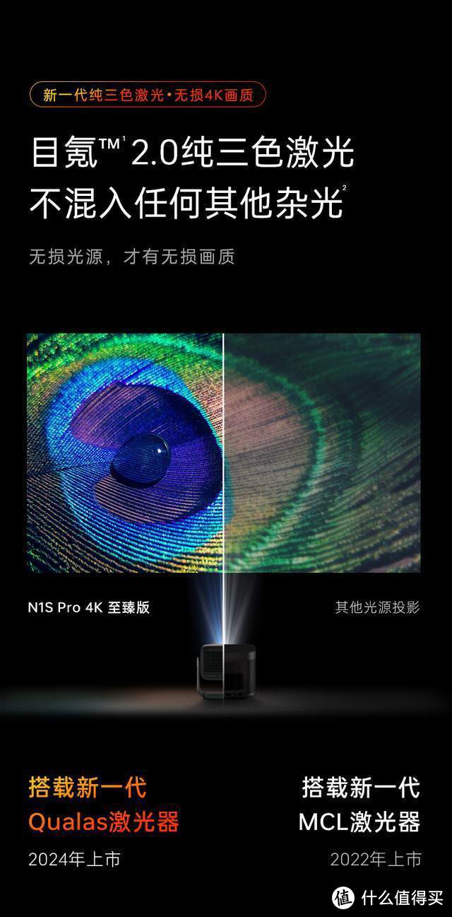 坚果投影N1S Pro 4K至臻版：无损4K画质引领三色激光投影新标准