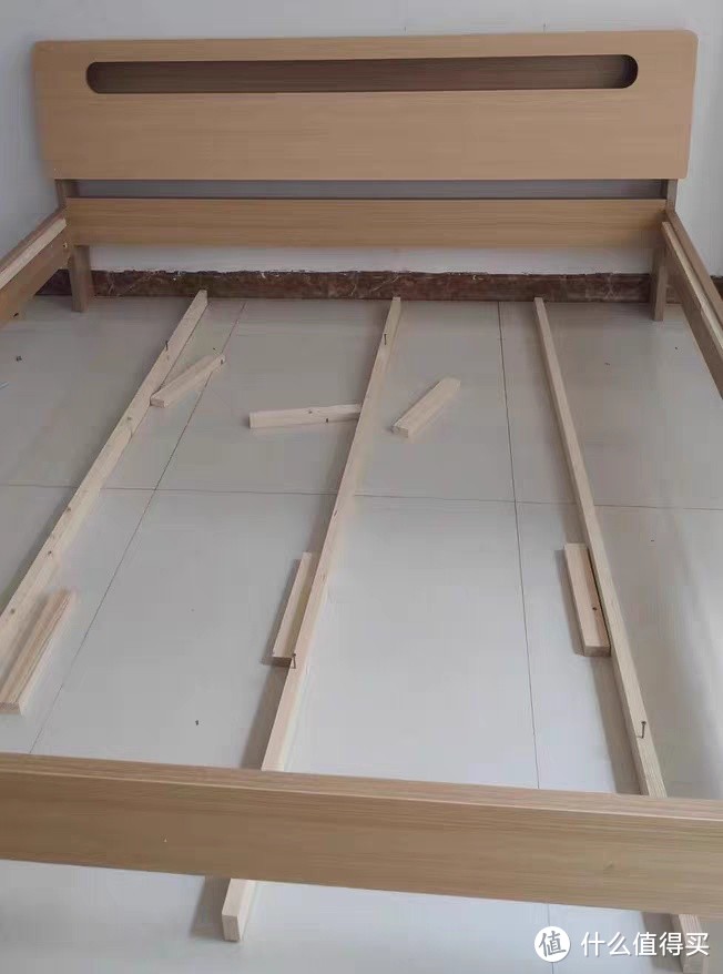 实木床1.8米双人床现代简约卧室出租房用小户型1.2m1.5单人床床架