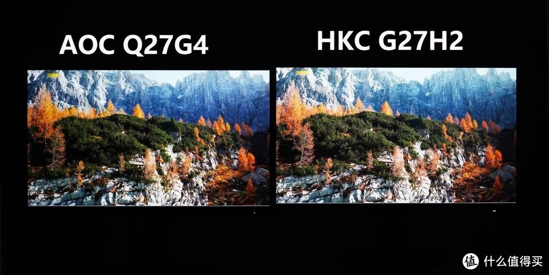 618千元预算买电竞显示器：HKC G27H2还是AOC Q27G4？实测看看！