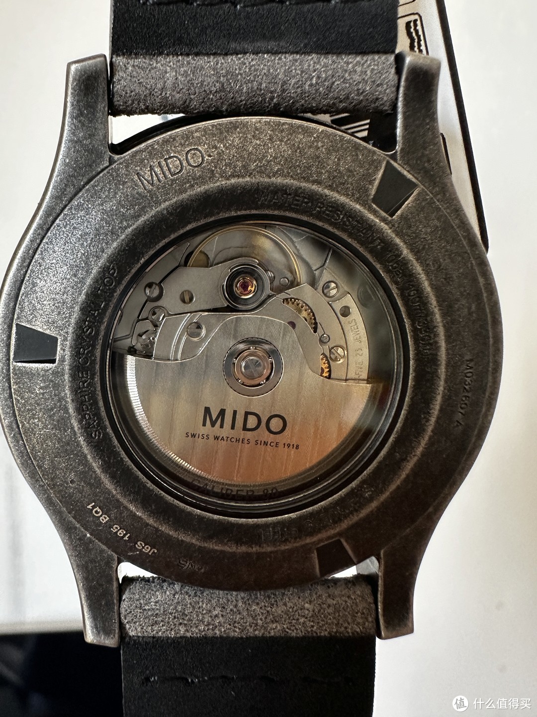 美度（MIDO）舵手系列男士手表波浪黑盘皮带休闲商务男表上手体验