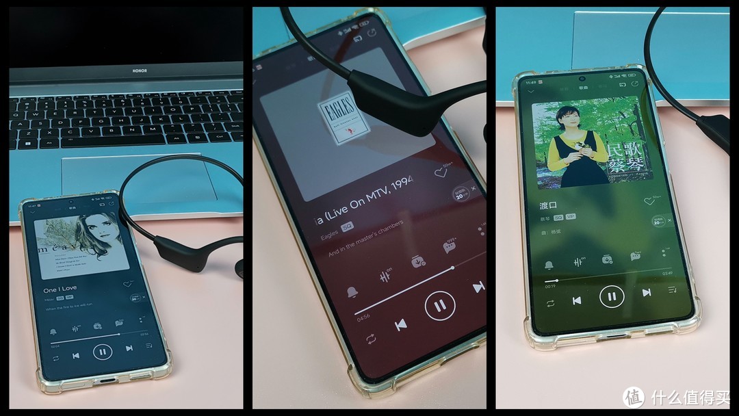 音乐的自由之翼 - 运动与音乐的完美融合：竹林鸟花鼓骨传导蓝牙耳机32GB内存版