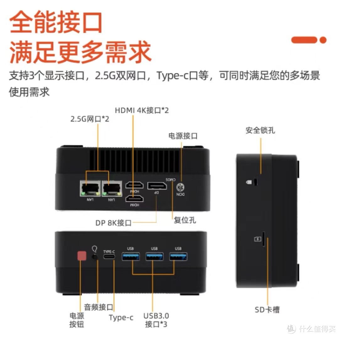 天虹发布新款ZNR5迷你主机，双2.5G网口、三显、首发799