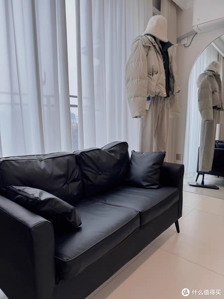 小户型公寓出租房沙发服装店家用客厅单人双三人位简约现代小沙发