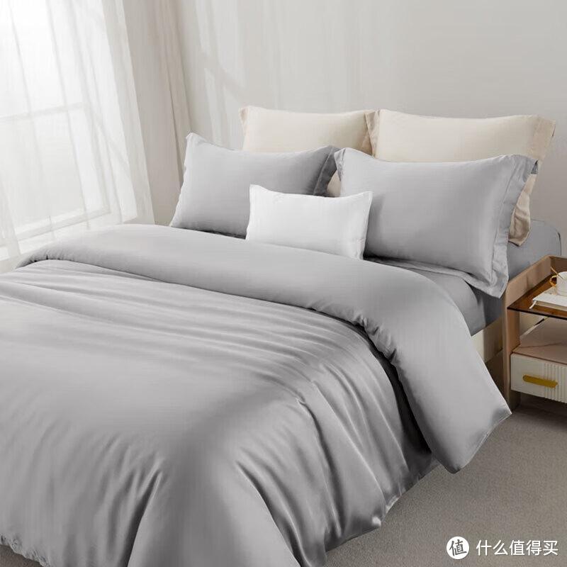 #源生活#家居：【灰色梦境，细腻入眠】—尊享纯棉60支床上四件套