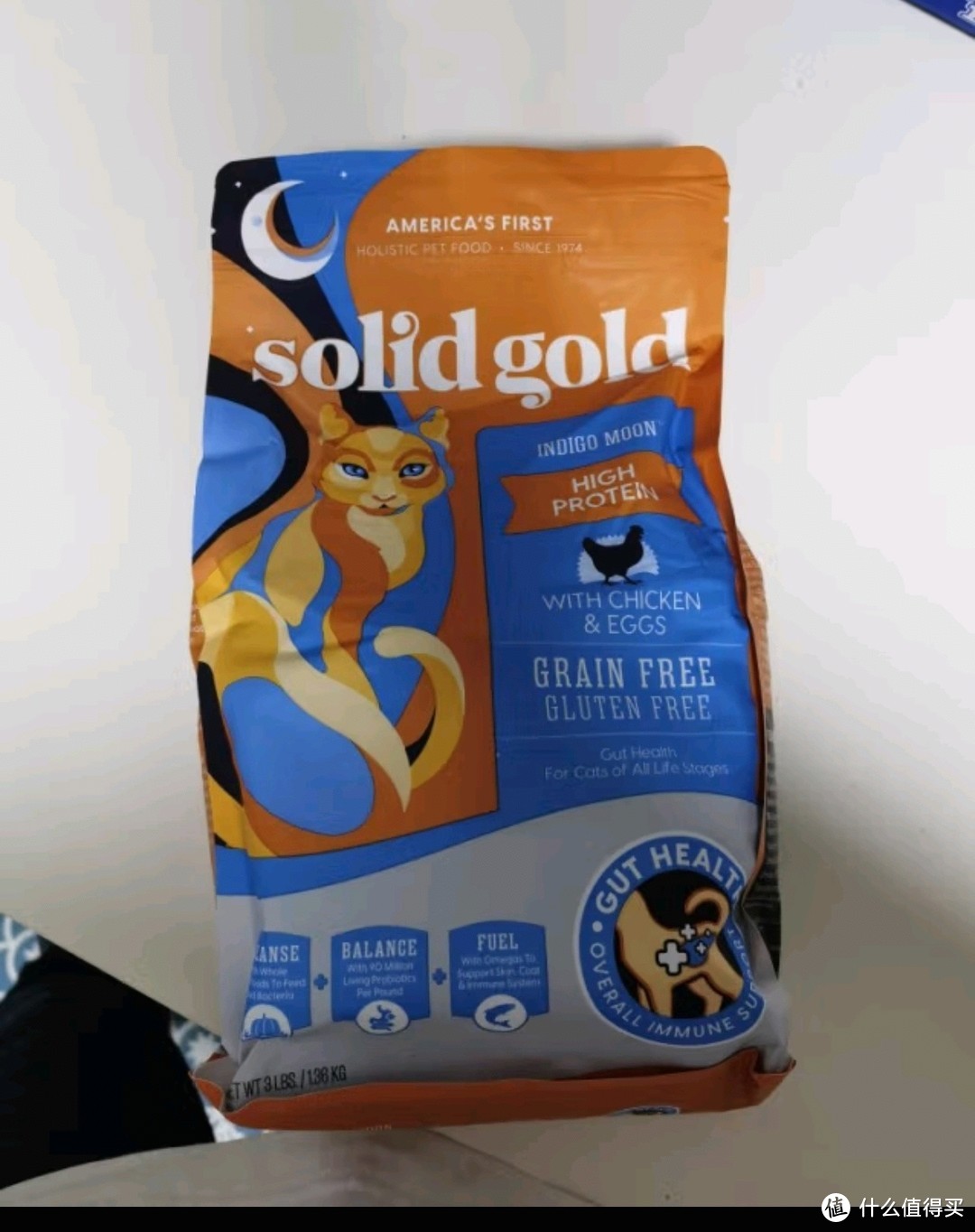 素力高（SolidGold）进口高蛋白金装金素鸡成猫幼猫全价猫粮3磅/1.36kg