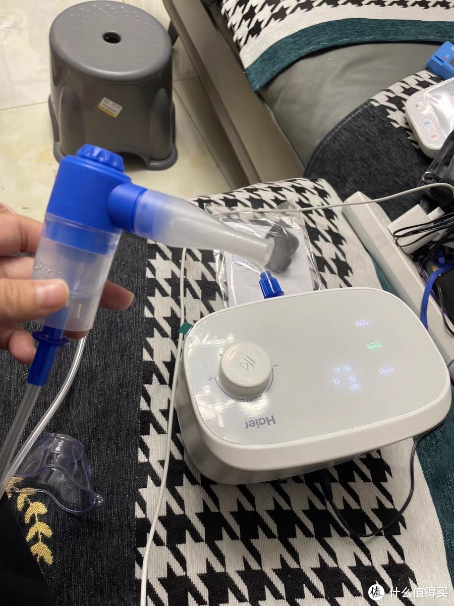 海尔雾化机家用儿童家庭用的成人喷雾器小型医用泵婴幼儿静音双泵