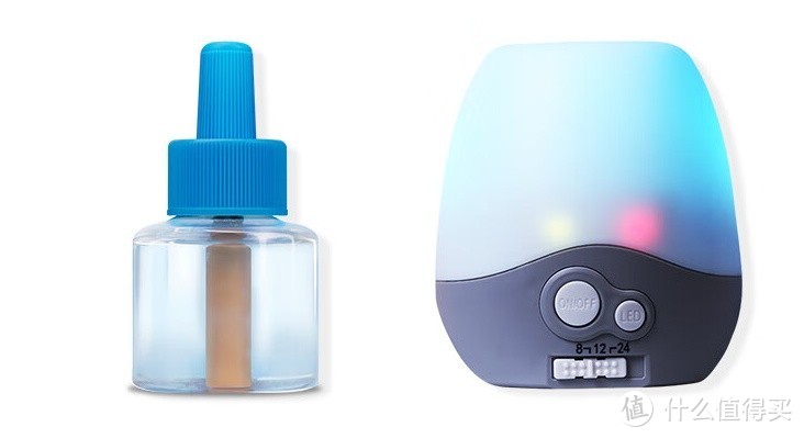 安速电热蚊香液+加热器 LED灯变色无香型：温和驱蚊，安全环保
