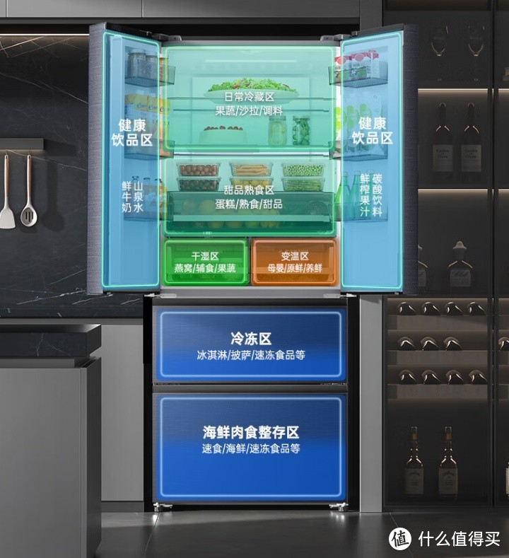 容声双系统法式冰箱BCD-526WD1MPA：享受新鲜、健康、美味的食物