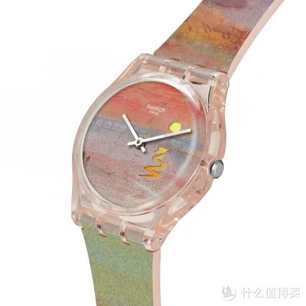 斯沃琪（Swatch）艺术之旅：《猩红的夕阳》主题手表，情人节的礼物