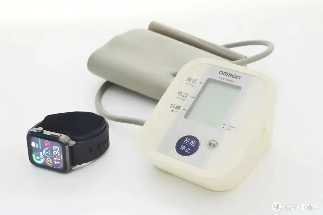 戴手上的气泵血压计：开箱dido气泵血压手表
