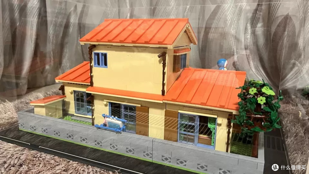 哆啦a梦动画中的大雄的家以积木的形式呈现在人们眼前能够在拼搭的