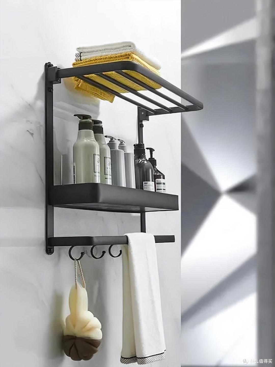 卫生间毛巾架，最妙的4个安装位置，好看又实用，值得借鉴！_卫浴用品_什么值得买