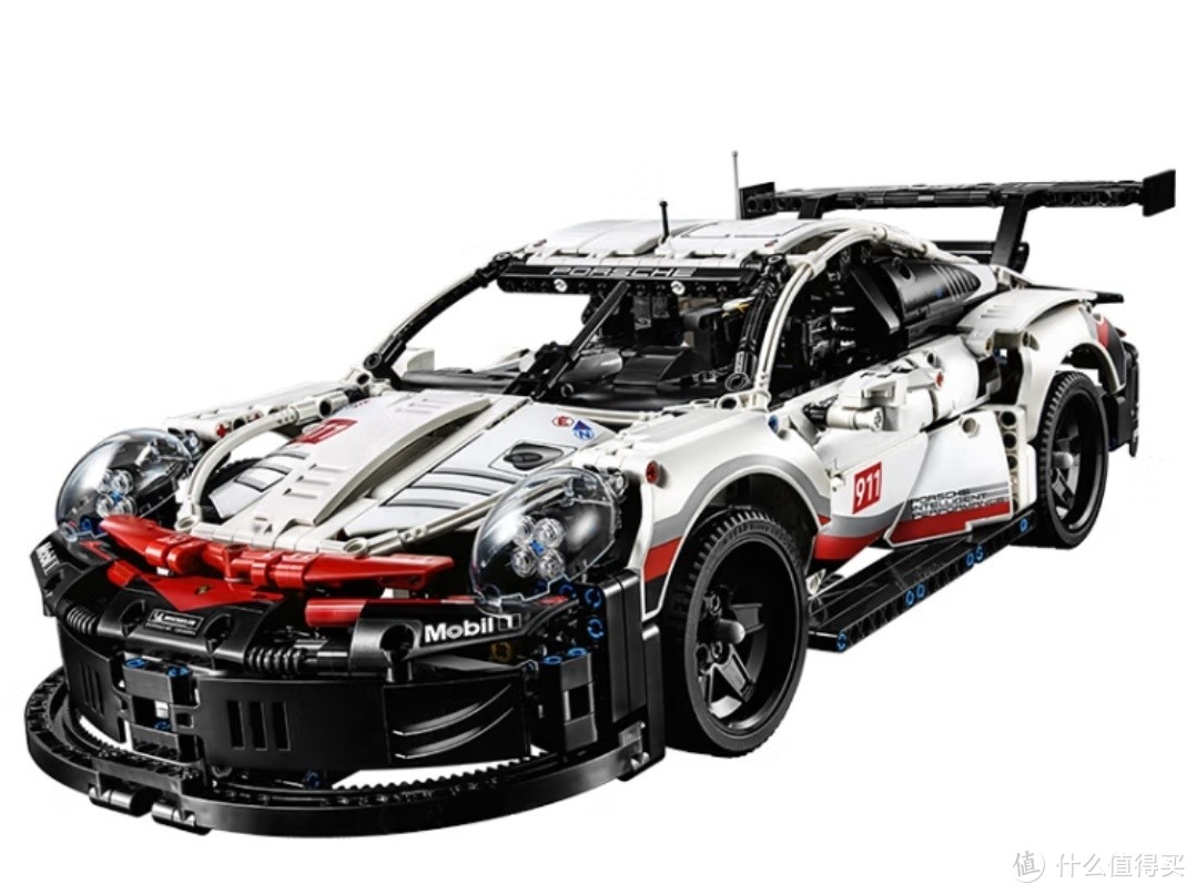 探索乐高保时捷911 RSR赛车模型的精细世界
