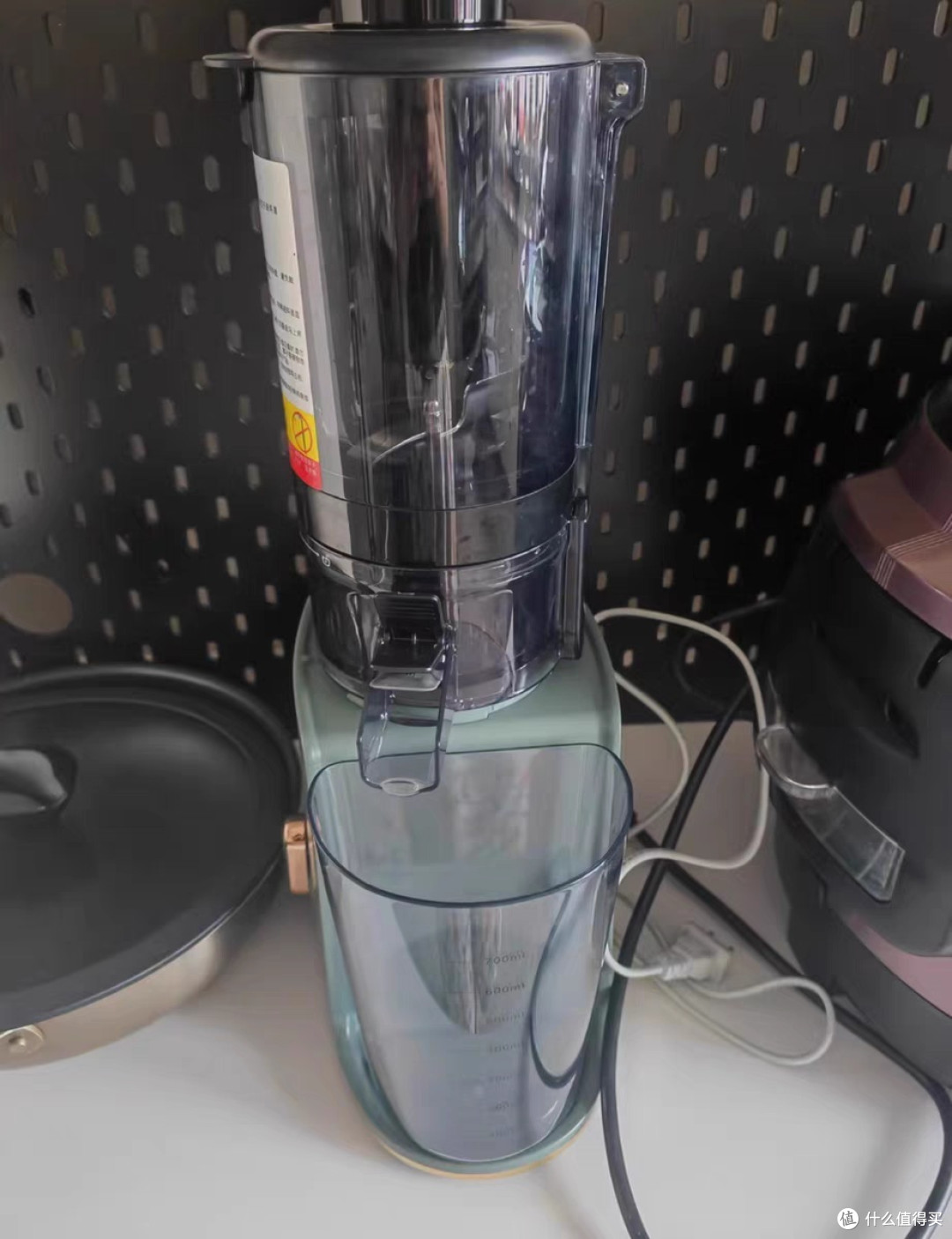 小熊可碎冰原汁机电动榨汁机汁渣分离家用全自动超大口径榨果汁机