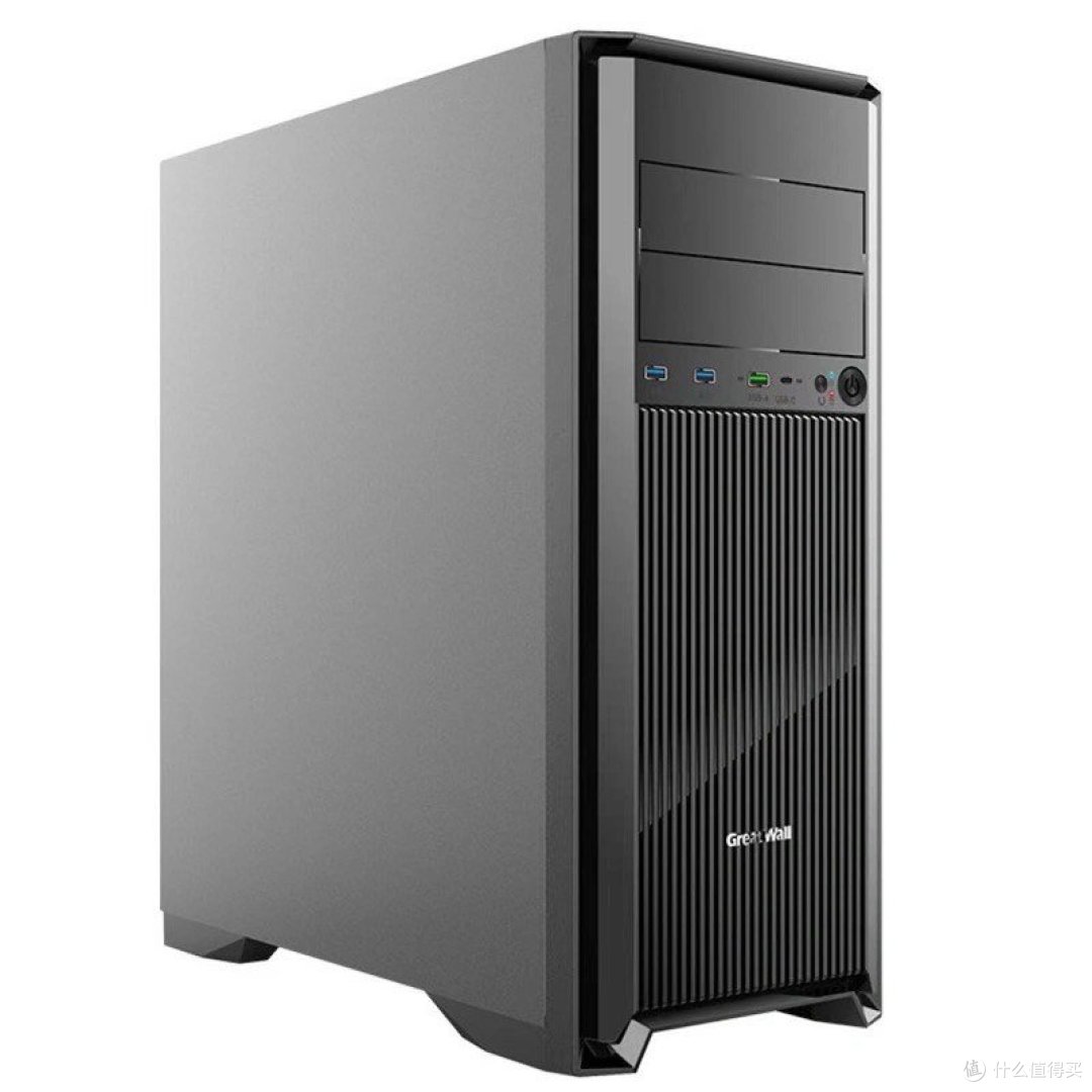 长城冰霜X3黑色电脑机箱_机箱_什么值得买