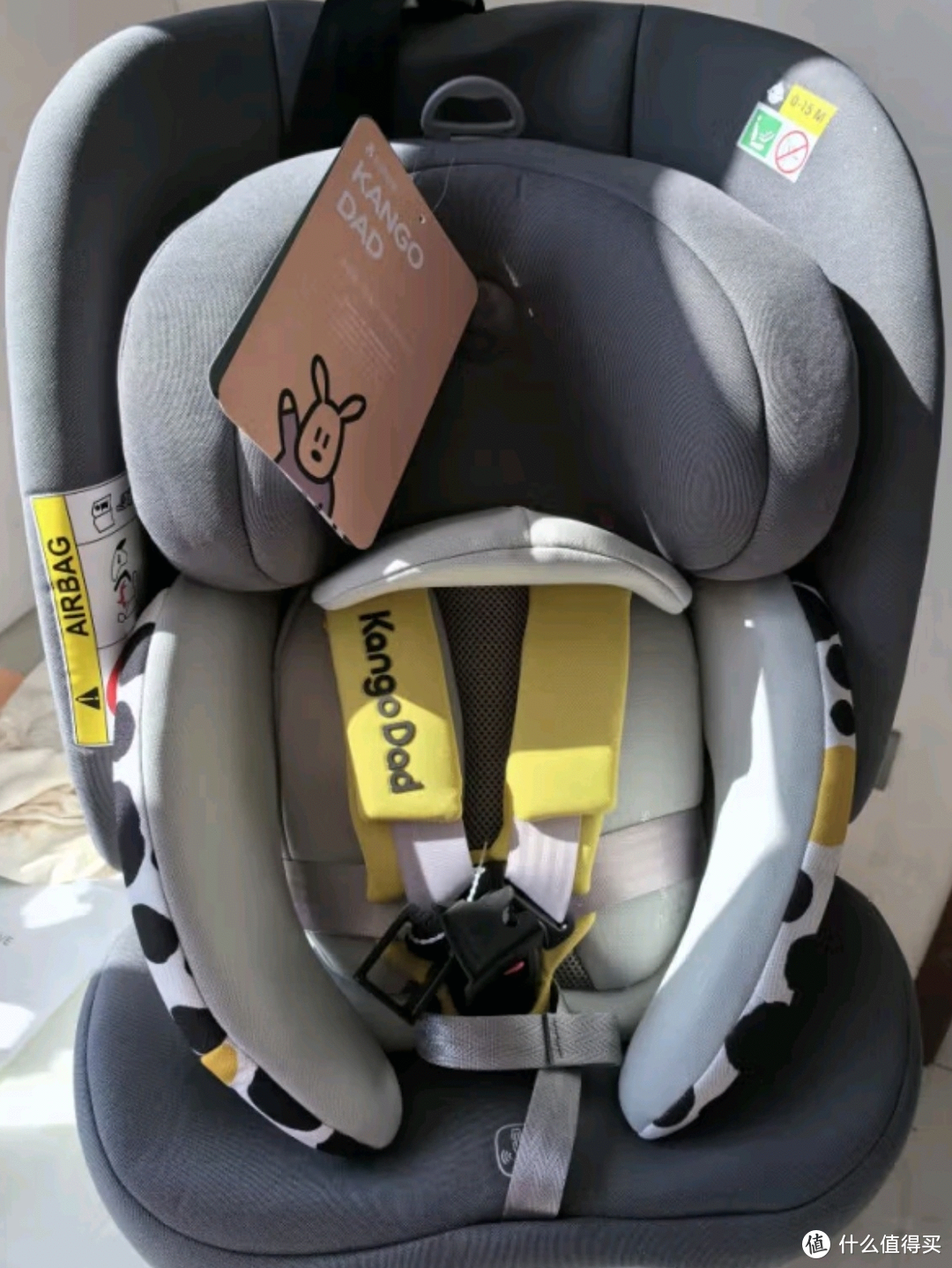 袋鼠爸爸0-12岁汽车儿童安全座椅