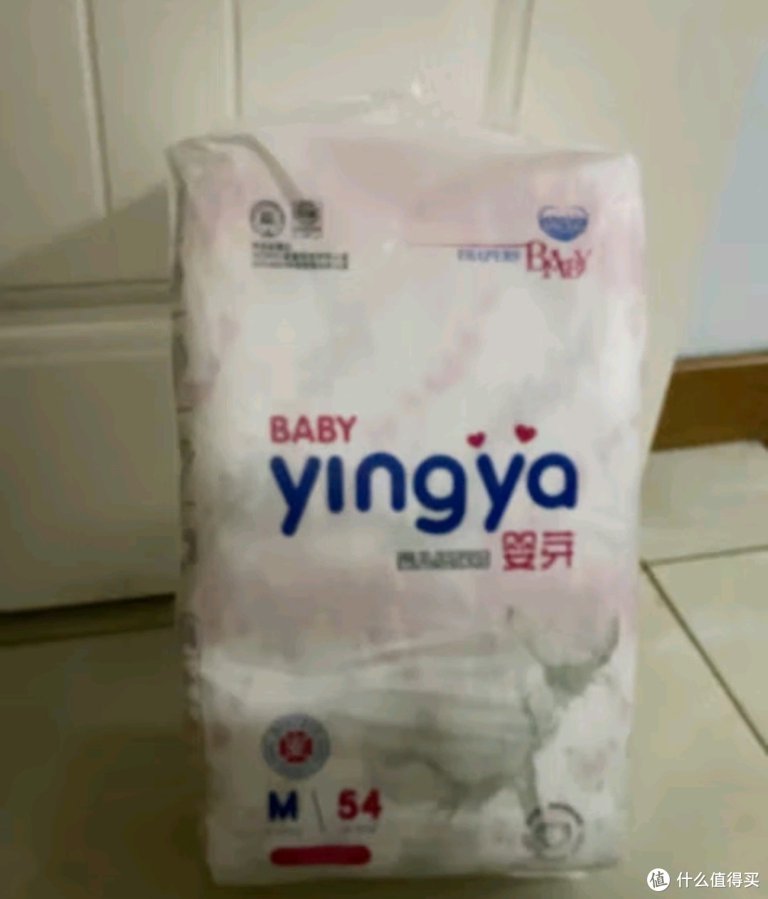 婴芽（YINGYA）纸尿裤M码2包108片【4.5-8kg】婴儿超薄干爽尿不湿男女宝宝通用