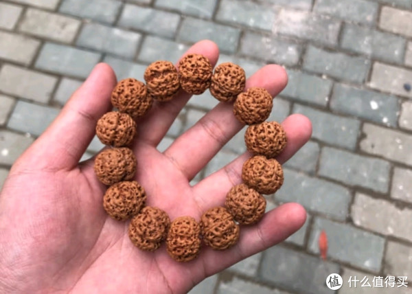 山中玉金刚菩提手串尼泊尔菩提子原籽龙鳞纹大五瓣精品包浆男文玩礼物