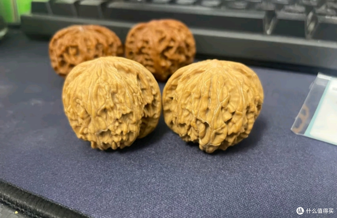 一起盘串吧之月印百川 核桃文玩磨盘古玩麻核桃手把件礼物约39-40mm