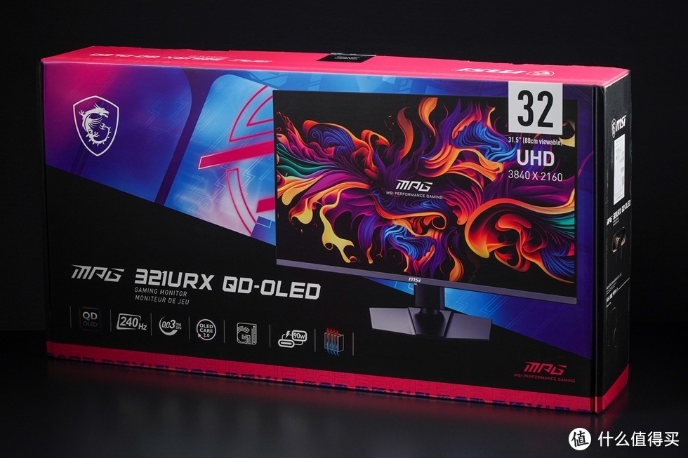 微星 MPG 321URX QD-OLED 32寸4K 240显示器开箱体验