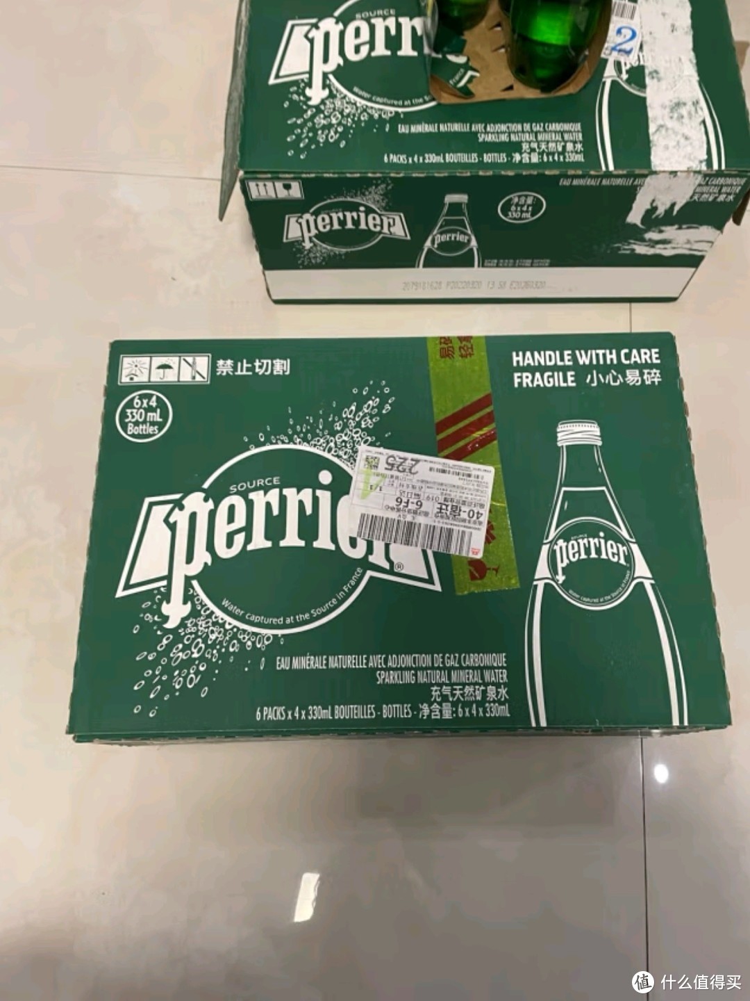 Perrier巴黎水（Perrier）法国原装进口气泡水原味天然矿泉水 