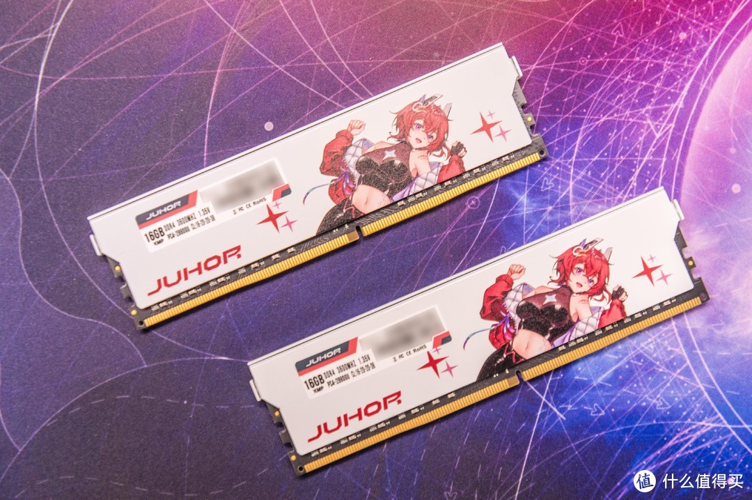 量大管饱的二次元风纯白内存条！玖合星舞系列DDR4 16Gx2台式机套装使用体验！