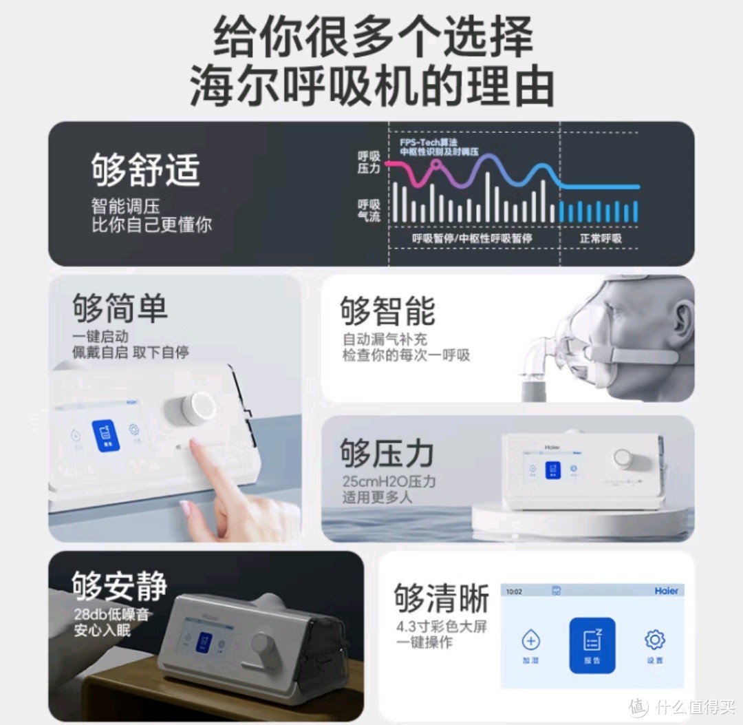 海尔全自动双水平睡眠呼吸机——秋困之时的睡眠守护者