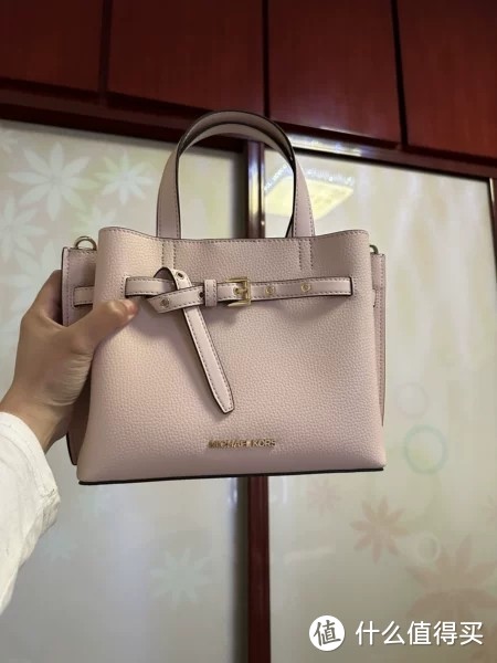 MICHAEL KORS/MK女包新款EMILIA小号印花单肩斜挎手提包桶包轻奢