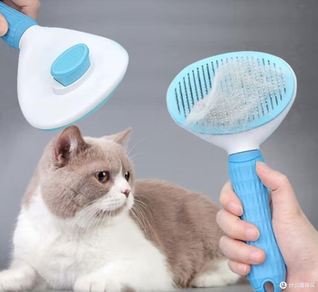 Palette cat⁢ comb dog comb pet hair removal brush cat hair removal grooming blue cat teddy short hair cleaner supplies